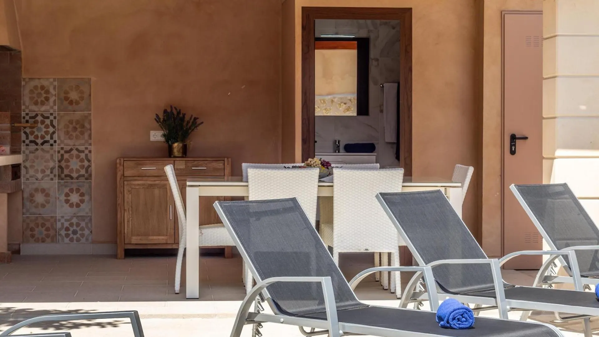 Villa Historic Pollensa Townhouse Casa Roca Horta 4 Bedrooms Sun Terrace Town Mountain Views