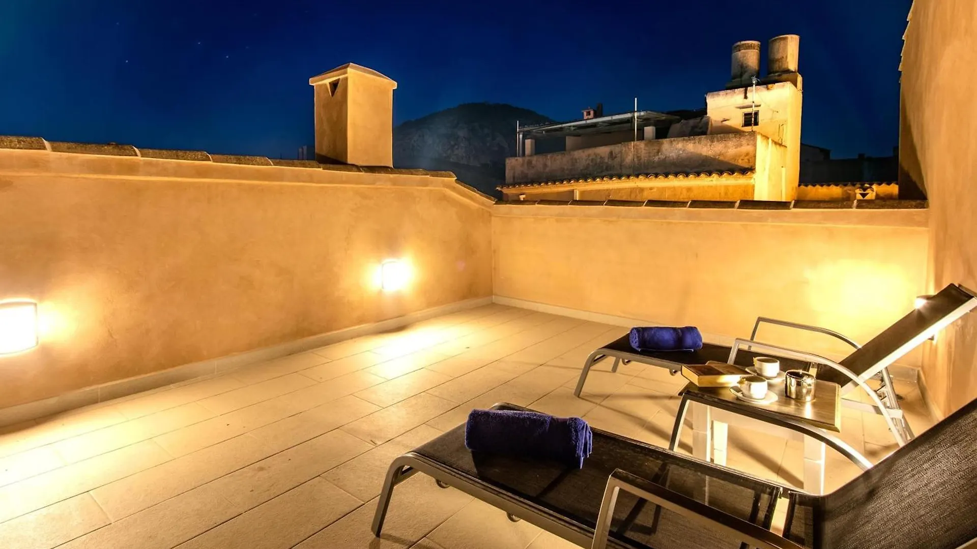 Historic Pollensa Townhouse Casa Roca Horta 4 Bedrooms Sun Terrace Town Mountain Views